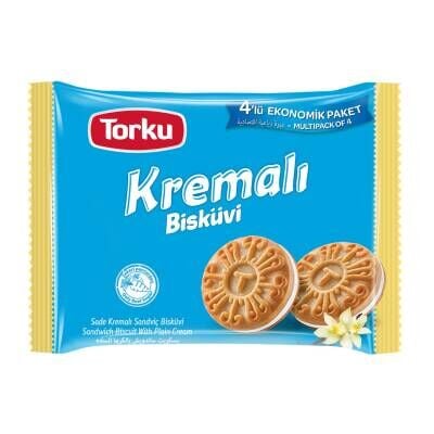 Torku Sade Kremalı Bisküvi 4'lü Ekonomik Paket 244 G