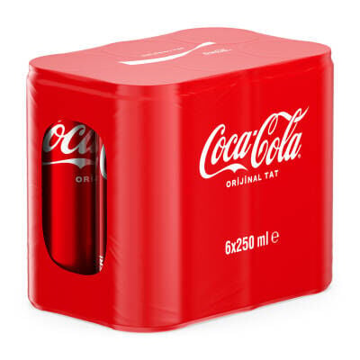 Coca-Cola Kutu 6 x 250 Ml