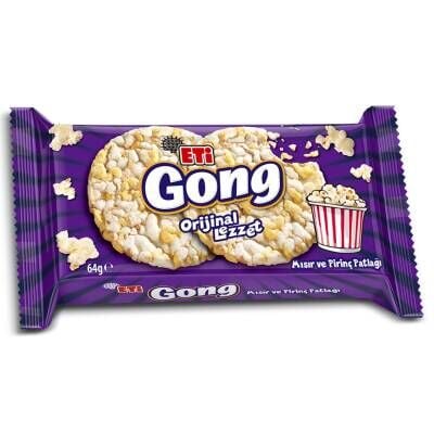 Eti Gong Mısır ve Pirinç Patlağı 64 G