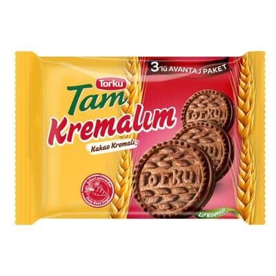 Torku Tam Kremalım Kakao Kremalı Bisküvi 249 G