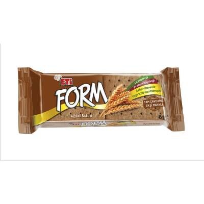 Eti Form Tam Çavdarlı Ekşi Mayalı Kepekli Bisküvi 45 G