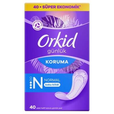 Orkid Günlük Ped Normal Ekonomik Paket 40 Ped