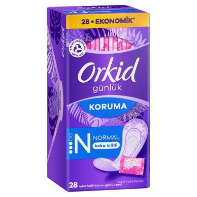 Orkid Günlük Ped Günlük Koruma Ekonomik Paket 28 Ped (Tekli Paketlerde)