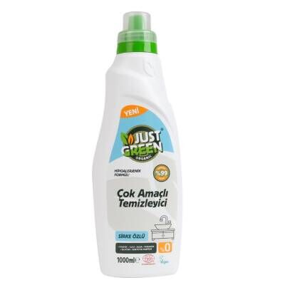 Just Green Organic Çok Amaçlı Yüzey Temizleyici Sirkeli 1 L