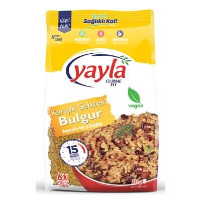 Yayla Gurme Fit Karışık Sebzeli Bulgur 360 G
