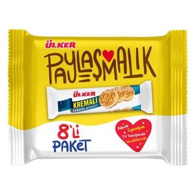 Ülker Kremalı Sandviç Bisküvi 8'li 488 G