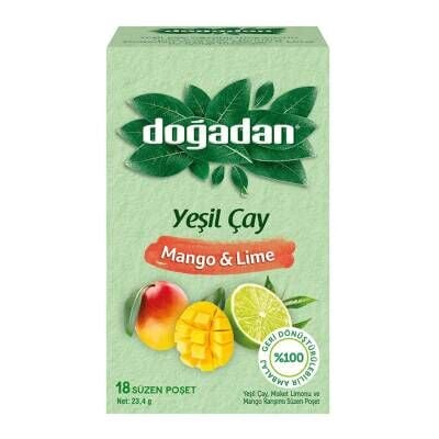 Doğadan Mango & Lime Yeşil Çay 23,4 G