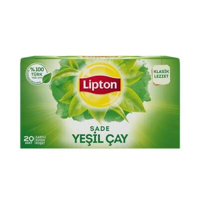 Lipton Yeşil Çay Bardak Poşet 20'li  30 G