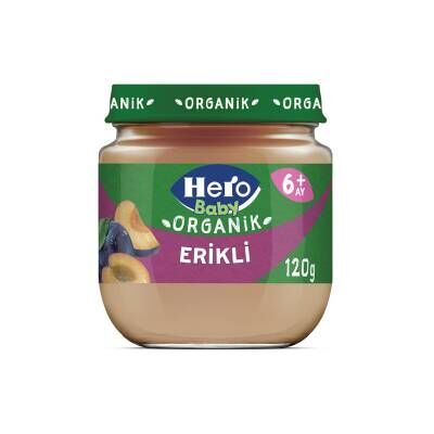 Hero Baby Organik Erik Püreli Kavanoz Mama 120 G