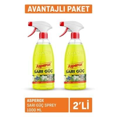 Asperox Sarı Güç Sprey 2 x 1L