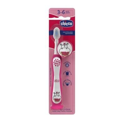 Chicco Diş Fırçası 3-6 Yaş Hipo Pembe
