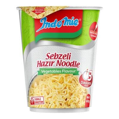 Indomie Sebze Çeşnili Noodle (Bardak) 60 G