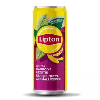 Lipton Ice Tea Mango Aromalı Soğuk Çay Kutu 330 Ml