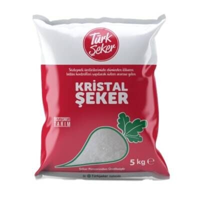 Türk Şeker Kristal Toz Şeker 5 Kg