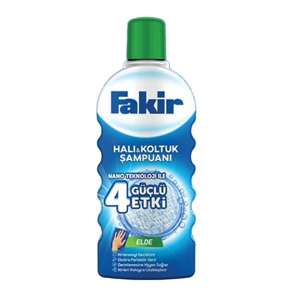 Fakir Halı ve Koltuk Şampuanı Elde Yıkama 1000 ml şişe
