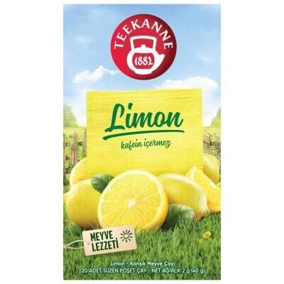 Teekanne Limon Meyve Çayı 20'li 40 G