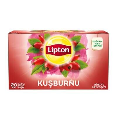 Lipton Kuşburnu Bardak Poşet Çay 20'li 50 G