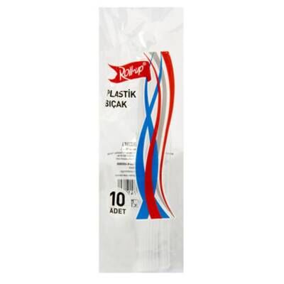 Roll-Up Plastik Şeffaf Bıçak 10'lu
