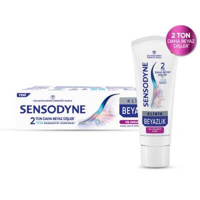 Sensodyne Klinik Beyazlık Diş Lekelerine Karşı Macunu 75Ml