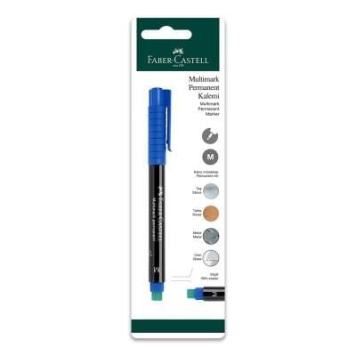 Faber Castell Permanent Kalemi Mavi (M) Tekli