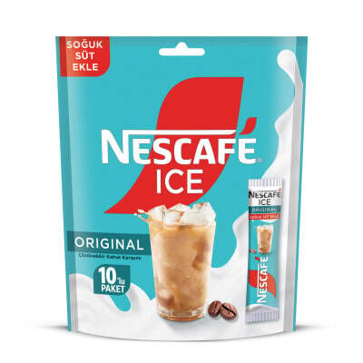 Nescafé Ice Original Çözünebilir Kahve 10,5 G 10'lu Paket