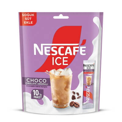 Nescafe 3ü1 Arada Ice Choco Çikolata Aromalı 10 x 10.6 G