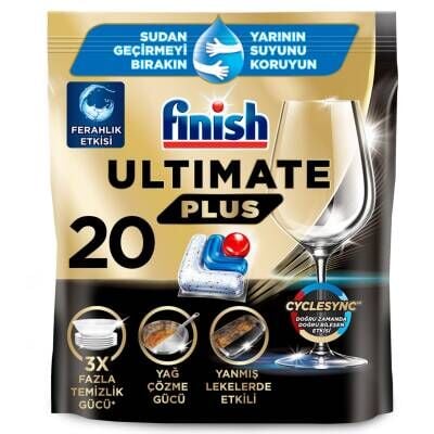 Finish Ultimate Plus Hepsi 1 Arada 20 Tablet 244 G