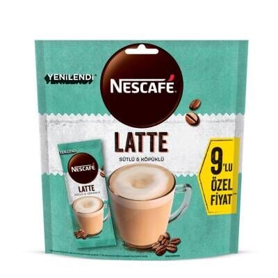 Nescafe Latte Paket 9 x 14,5 G