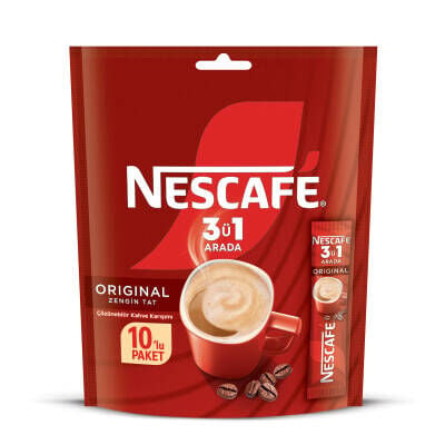 Nescafé 3ü1 Arada Paket 10 x 17.5 G
