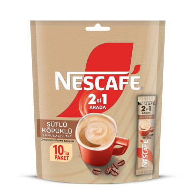 Nescafé 2si 1 Arada Sütlü Köpüklü 10'lu Paket 100 G