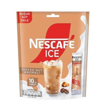 Nescafe Ice Toffee Nut Aromalı Paket 10 x 10,5 G