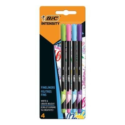 BIC Intensity Keçe Uçlu Kalem Karışık Renk 4'lü Blister