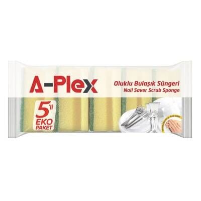 A-plex Oluklu Sünger 5'li