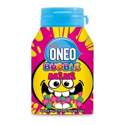 Oneo Bubble Mini Karışık Meyve Aromalı Sakız 60 G