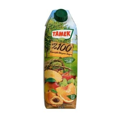 Tamek %100 Karışık Meyve Suyu 1 Lt
