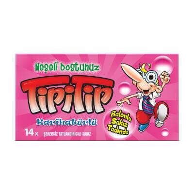 Tipitip Karışık Meyve Ve Mentol Aromalı Sakız 27G