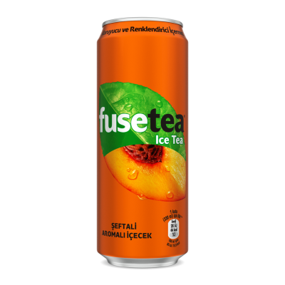 Fuse Tea Şeftali Aromalı Soğuk Çay Kutu 330 ML