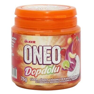 Oneo Dopdolu Meyve Aromalı Şişe Sakız 76 G