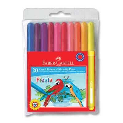 Faber Castell Redline 20'Li Keçeli Kalem