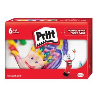 Pritt Parmak Boyasi 6 Renk x 30 Ml