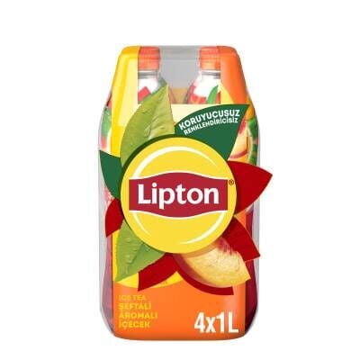 Lipton Ice Tea Şeftali 4 x 1 L