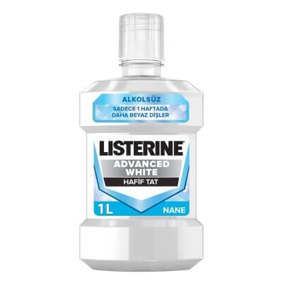 Lısterıne Advanced Whıte Mıld Ağız Bakım Suyu 1L
