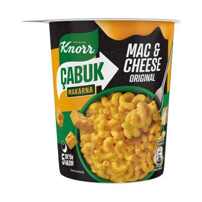 Knorr Çabuk Makarna Mac & Cheese (Bardak) 65 G