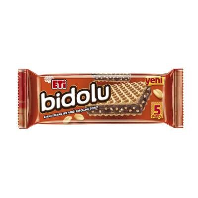 Eti Bidolu Kakao Kremalı Yer Fıstığı Parçacıklı Gofret 81 g