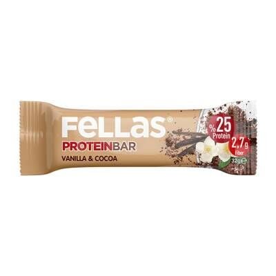 Fellas Optimum Vanilyalı ve Kakaolu Protein Bar 32 G