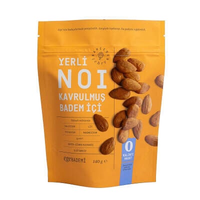 Noi Ege Bademi Tuzsuz Kavrulmuş Badem İçi 140 G