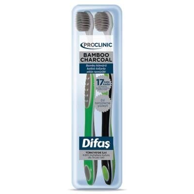 Difaş Proclınıc Bamboo Charcoal Diş Fırçası 1+1