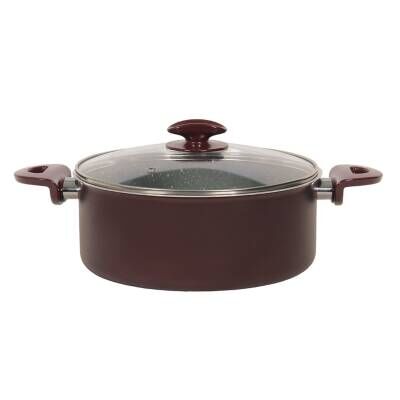 Mehtap Mor Granit Tencere 24 Cm