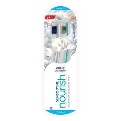 Sensodyne Nourish Sağlıklı Beyazlık Yumuşak Diş Fırçası 1+1