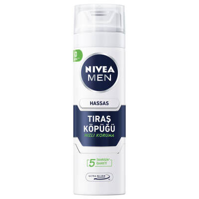 NIVEA MEN Erkek Hassas Ciltler İçin Tıraş Köpüğü 200 Ml